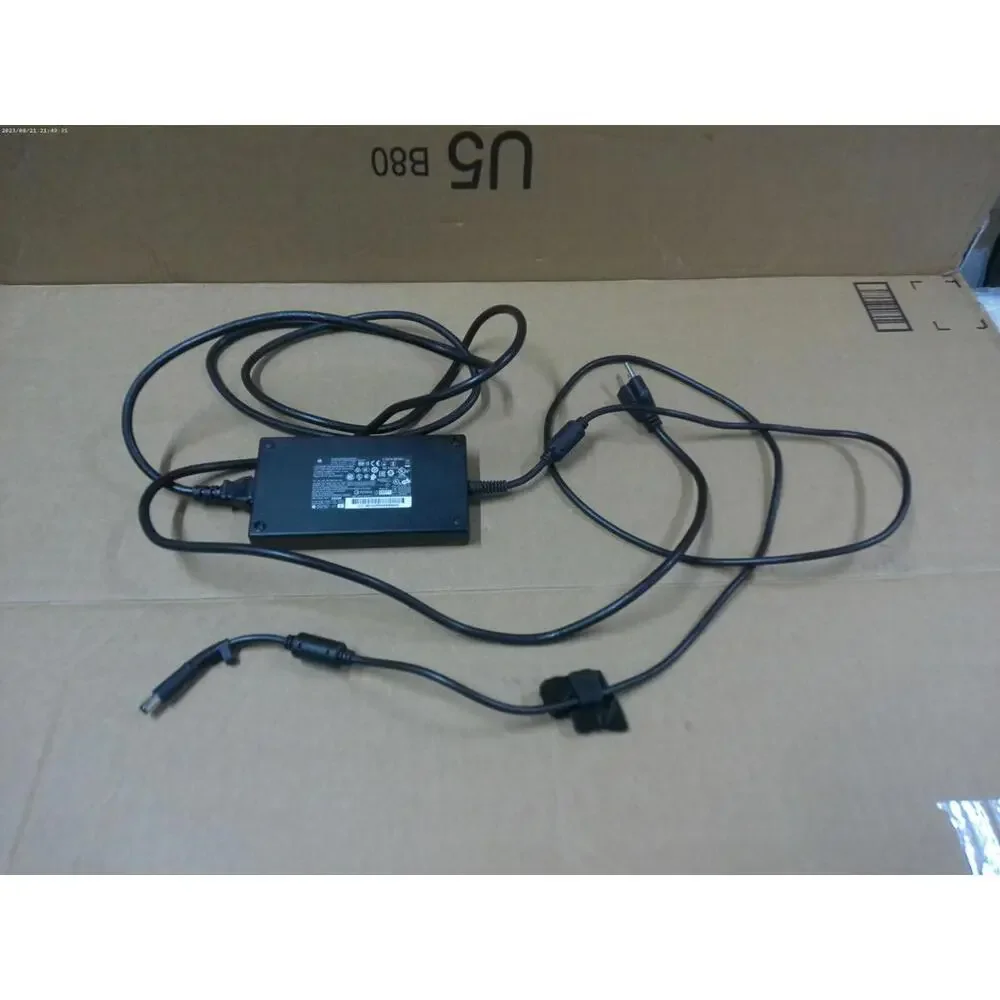 Genuine 200W AC/DC Adapter Compatible with HP EliteDisplay S340c 34-inch Curved